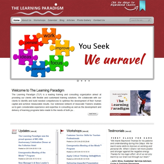 The Learning Paradigm